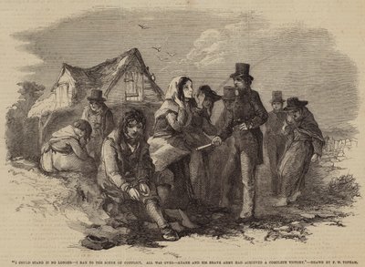 Non potevo più sopportarlo, corsi sulla scena del conflitto, tutto era finito, Keane e il suo coraggioso esercito avevano ottenuto una vittoria completa da Francis William Topham